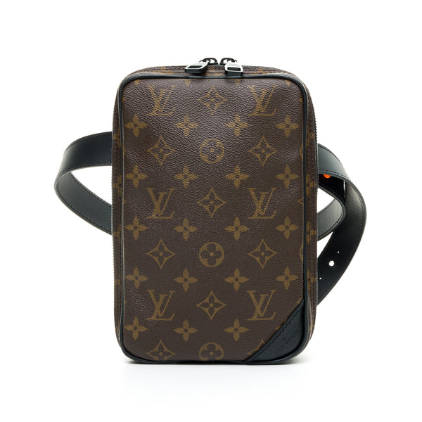 Utility Solar Ray Side Harness Crossbody bag in Monogram Coated Canvas, Lacquered Metal Hardware