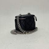 Classic Vanity Mini Vanity bag in Caviar leather, Silver Hardware
