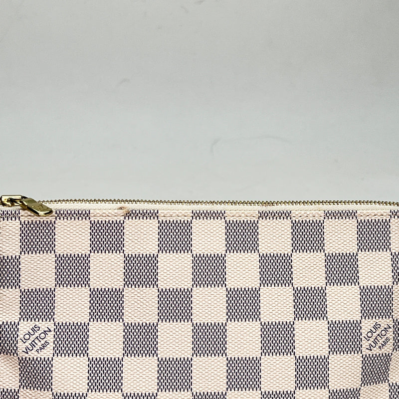 Pochette Accessoires Shoulder bag in Coated canvas, Gold Hardware