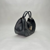 Sac Montaigne Top handle bag in Epi leather, Silver Hardware