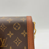 Dauphine MM Shoulder bag in Monogram coated canvas, Gold Hardware