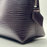 Pochette Cosmetic Pouch in Epi leather, Silver Hardware