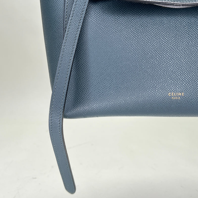 Belt Bag Micro Top handle bag in Calfskin, Gold Hardware