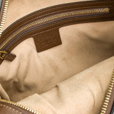 Horsebit Crossbody bag in Coated Canvas, Gold Hardware