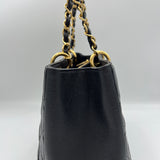 Grand Shopping Tote bag in Caviar leather, Gold Hardware