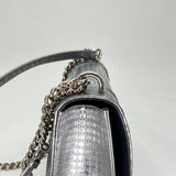 Diorama Medium Shoulder bag in Calfskin, Silver Hardware