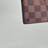 Brazza Long Wallet in Monogram coated canvas, Gold Hardware