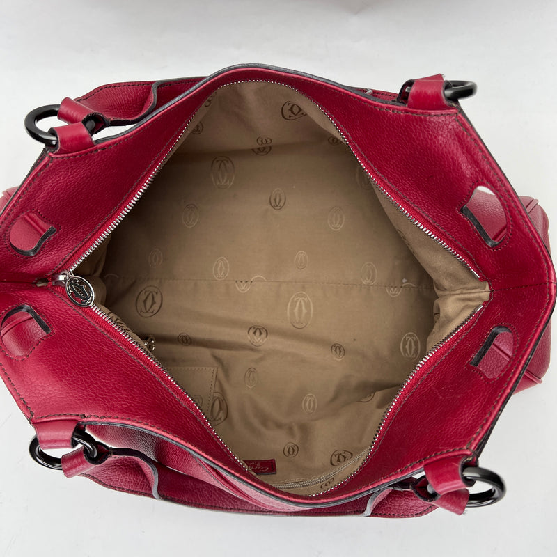 Marcello Shoulder bag in Calfskin, Gunmetal Hardware