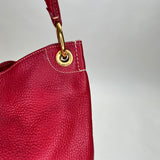 Logo Shoulder Bag Shoulder bag in Calfskin, Gold Hardware