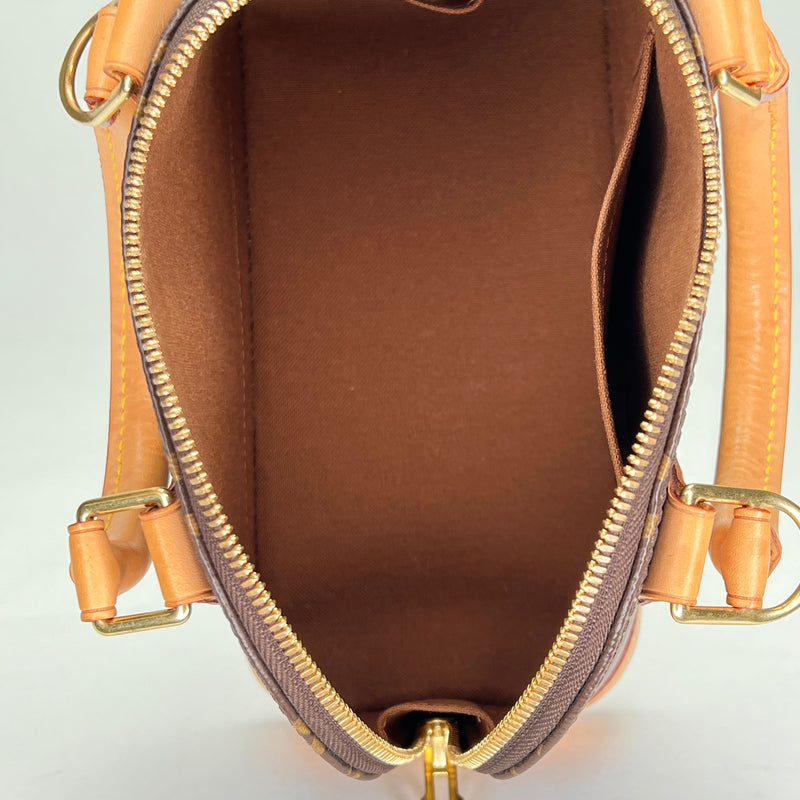 M53152 ALMA BB 2 WAY WITH CLOCHETTE Shoulder Bag BB Shoulder bag in Monogram coated canvas, Gold Hardware