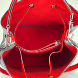 NeoNoe MM Bucket bag in Epi leather, Silver Hardware