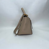 Belt Mini Top handle bag in Calfskin, Gold Hardware