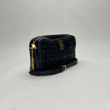 Camera Quilted Crossbody bag in Lambskin, Gold Hardware