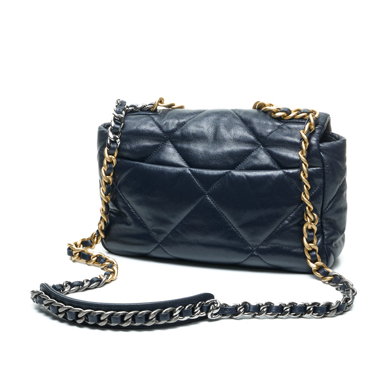 C19 Small Shoulder Bag in Lambskin, Mixed Hardware