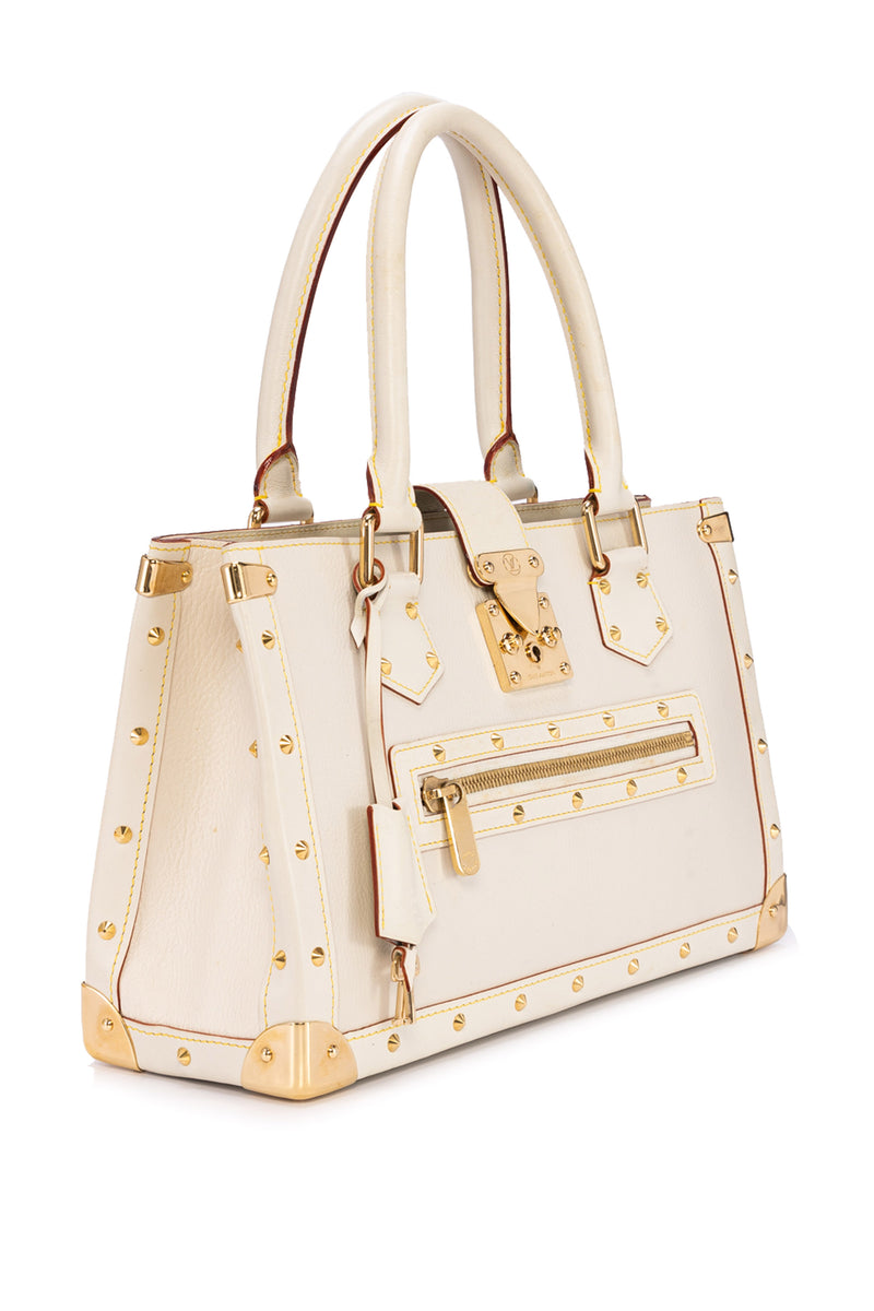 Louis Vuitton White Suhali Leather Le Fabuleux Bag Louis Vuitton