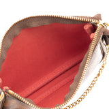 Pochette Accessoires Mini Pouch in Coated Canvas, Gold Hardware