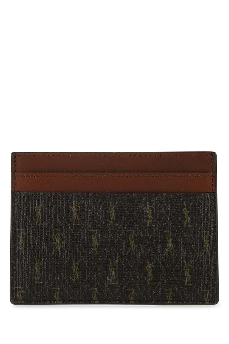 Card holder in Triomphe canvas and calfskin