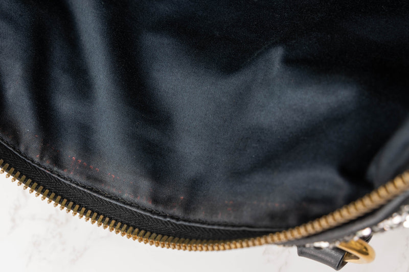 Miu Miu Paillettes Top Handle Bag Sequin