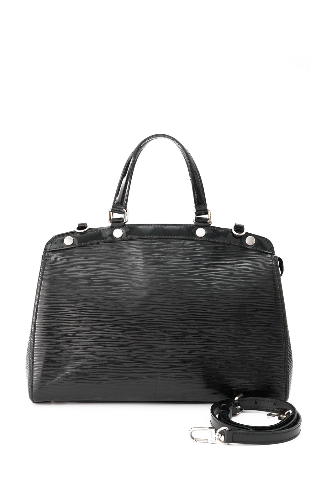 Louis Vuitton Brea Handbag in Black Patent EPI Leather