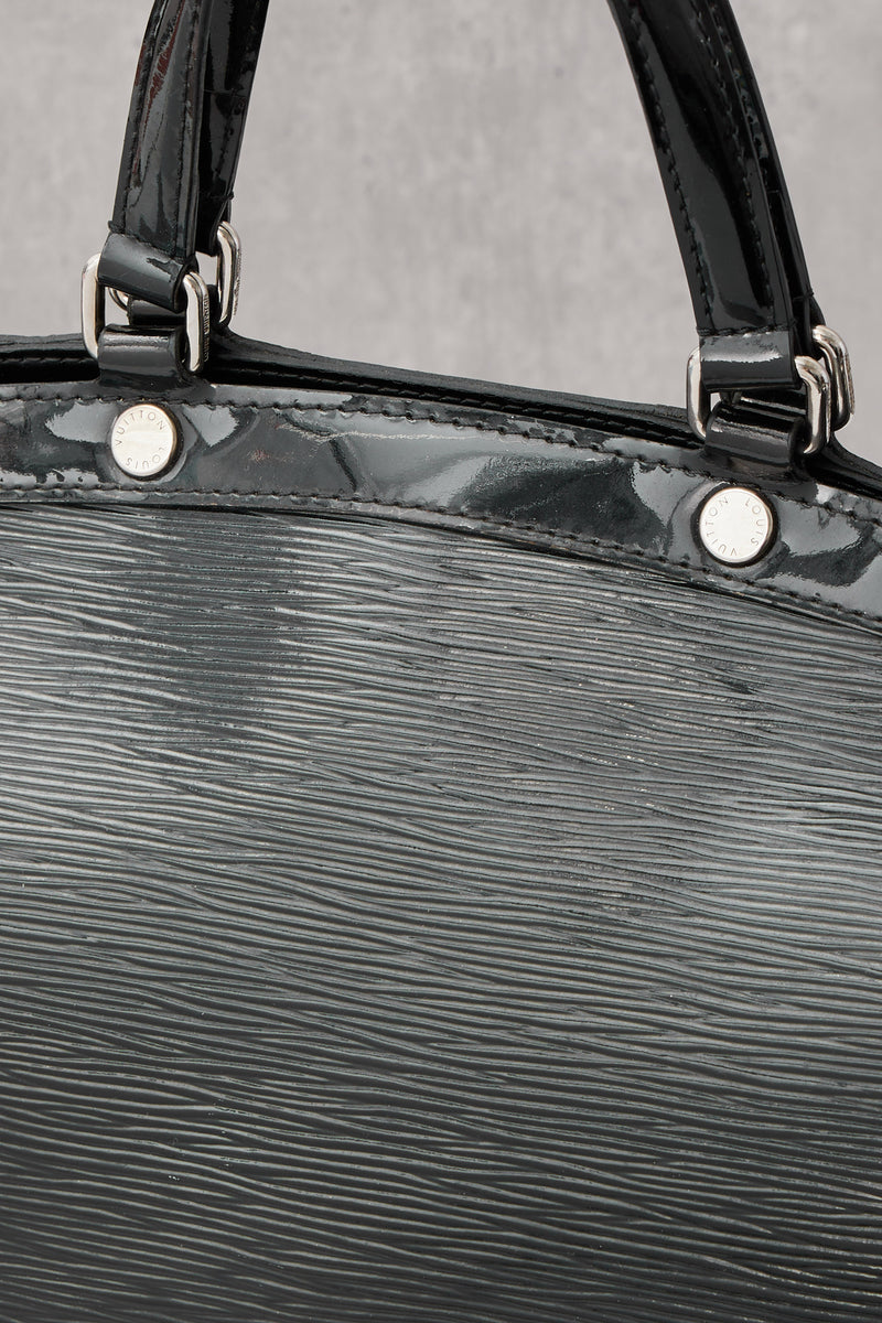 Pre-owned Louis Vuitton Black Electric Epi Leather Brea Gm Bag