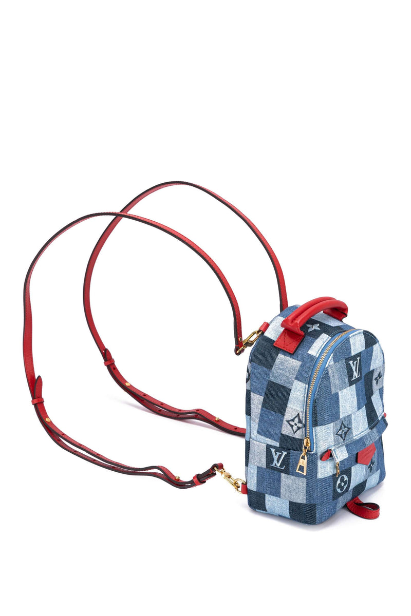 Luxe Checkered Mini Backpack